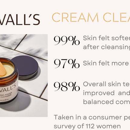 Organic Argan Nourishing Cream Cleanser 100g | Deep Cleanse, Hydrate, and Nourish Naturally