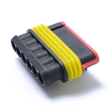 10 Sets 6 Pins Way Sealed Waterproof Electrical Wire Connector Plug Terminal Car Auto Set