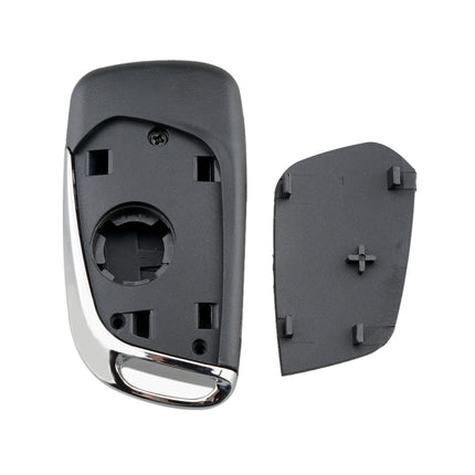 For PEUGEOT Car Keys Replacement 3 Buttons Car Key Case with Grooved and Holder, 3 Buttons with Grooved