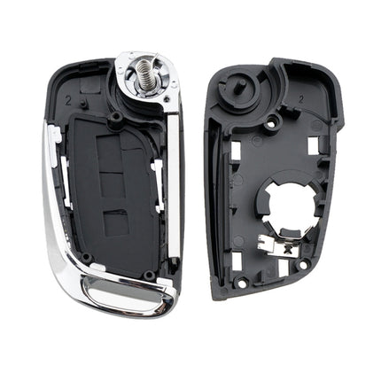 For PEUGEOT Car Keys Replacement 3 Buttons Car Key Case with Grooved and Holder, 3 Buttons with Grooved