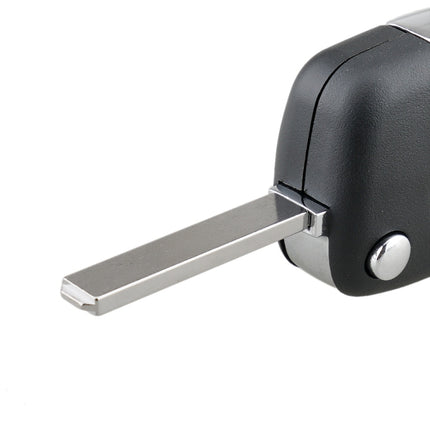For PEUGEOT Car Keys Replacement 3 Buttons Car Key Case with Holder, without Grooved, 3 Buttons without Grooved