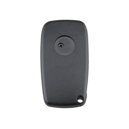 For FIAT Car Keys Replacement 3 Buttons Car Key Case with Side Battery Holder, Black, Blue