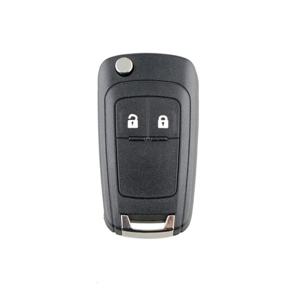 For Opel Car Keys Replacement 2 Buttons Car Key Case with Foldable Key Blade, 2 Buttons with Foldable Key Blade