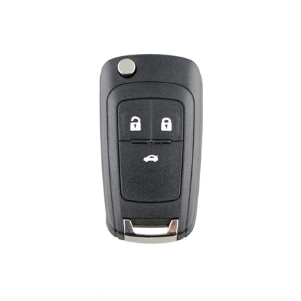 For Opel Car Keys Replacement 3 Buttons Car Key Case with Foldable Key Blade, 3 Buttons with Foldable Key Blade