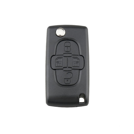 For CITROEN C8 / PEUGEOT 1007 Car Keys Replacement 4 Buttons Car Key Case with Grooved, without Holder, For CITROEN C8 / PEUGEOT 1007