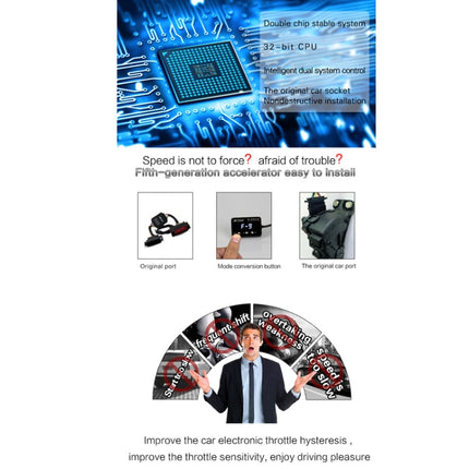 TROS KS-5Drive Potent Booster for Volkswagen Amarok 2010-2018 Electronic Throttle Controller, For Volkswagen Amarok