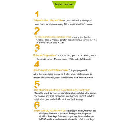 TROS KS-5Drive Potent Booster for Isuzu MUX 2012-2018 Electronic Throttle Controller, For Isuzu MUX 2012-2018