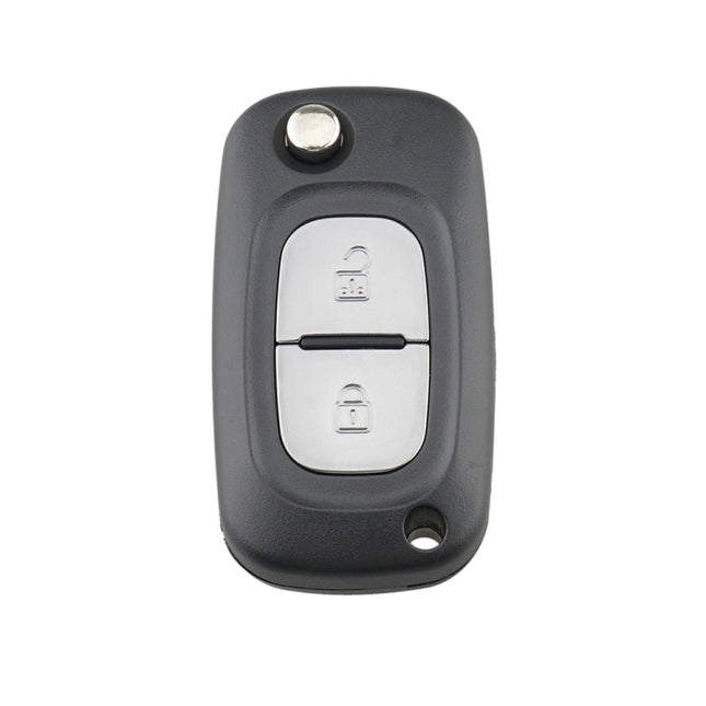 For RENAULT Clio / Megane / Kangoo / Modus Car Keys Replacement 2 Buttons Car Key Case with Foldable Key Blade, For RENAULT Clio 2 Buttons