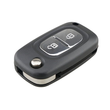 For RENAULT Clio / Megane / Kangoo / Modus Car Keys Replacement 2 Buttons Car Key Case with Foldable Key Blade, For RENAULT Clio 2 Buttons