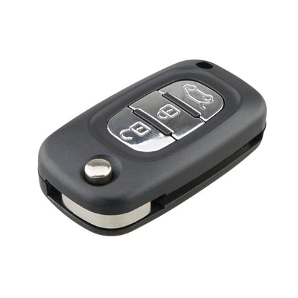 For RENAULT Clio / Megane / Kangoo / Modus Car Keys Replacement 3 Buttons Car Key Case with Foldable Key Blade, For RENAULT Clio 3 Buttons