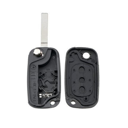 For RENAULT Clio / Megane / Kangoo / Modus Car Keys Replacement 3 Buttons Car Key Case with Foldable Key Blade, For RENAULT Clio 3 Buttons