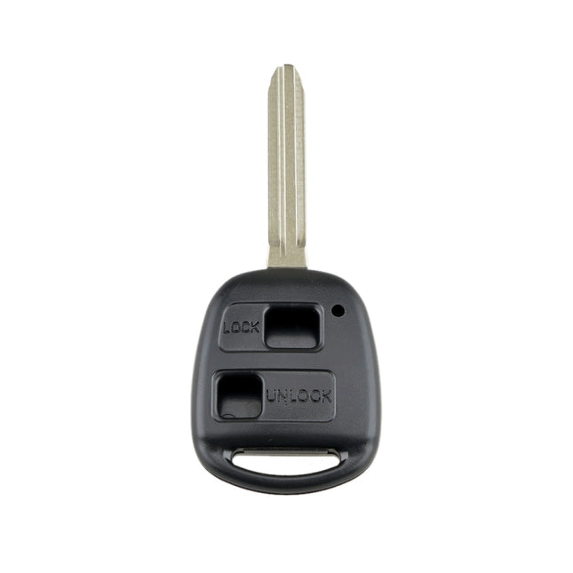 For TOYOTA Car Keys Replacement 2 Buttons Car Key Case with Key Blade, 2 Buttons