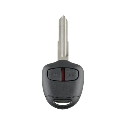 For MITSUBISHI 2 Buttons Intelligent Remote Control Car Key with 46 Chip & Battery & Right Slot, Frequency: 433MHz, For MITSUBISHI(Right)