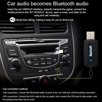 M1 Bluetooth Audio Transmitter Receiver Adapter Portable Audio Player, M1