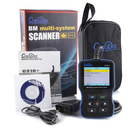 Creator C310+ V12 Car OBD2 Scanner Car Diagnostic Tool OBD 2 Automotive Scanner for BMW, Creator C310+