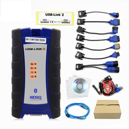Nexiq 2 Bluetooth USB Linked Truck Diagnostic Tool Heavy Duty Truck Scanner, Heavy Duty Truck Scanner