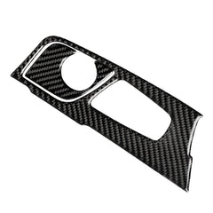 2 in 1 Car Carbon Fiber Gear Position Panel Decorative Sticker for BMW 5 Series G38 528Li / 530Li / 540Li 2018, Left Drive, Gear Position