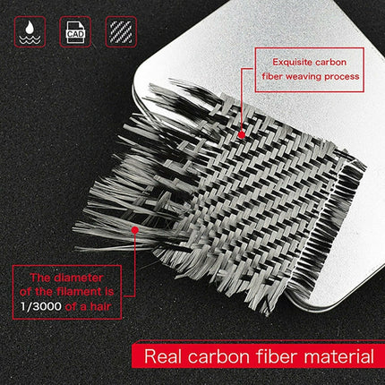 Car Carbon Fiber Storage Box Frame Decorative Sticker for Toyota Eighth Generation Camry 2018-2019, Storage Box Frame
