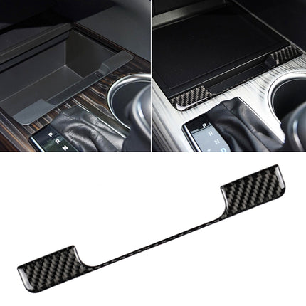 Car Carbon Fiber Storage Box Frame Decorative Sticker for Toyota Eighth Generation Camry 2018-2019, Storage Box Frame