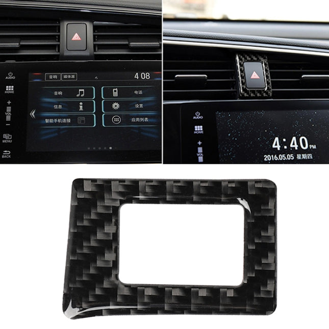 Car Carbon Fiber Double Flash Frame Decorative Sticker for Honda Tenth Generation Civic 2016-2019, Double Flash Frame