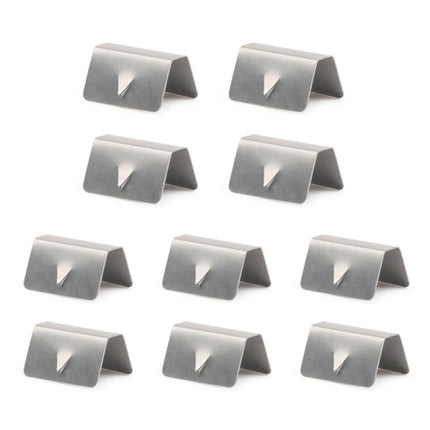 10 PCS Car Windshield Clip Wind / Rain Deflector Channel Metal Buckle for Heko G3, For Heko G3