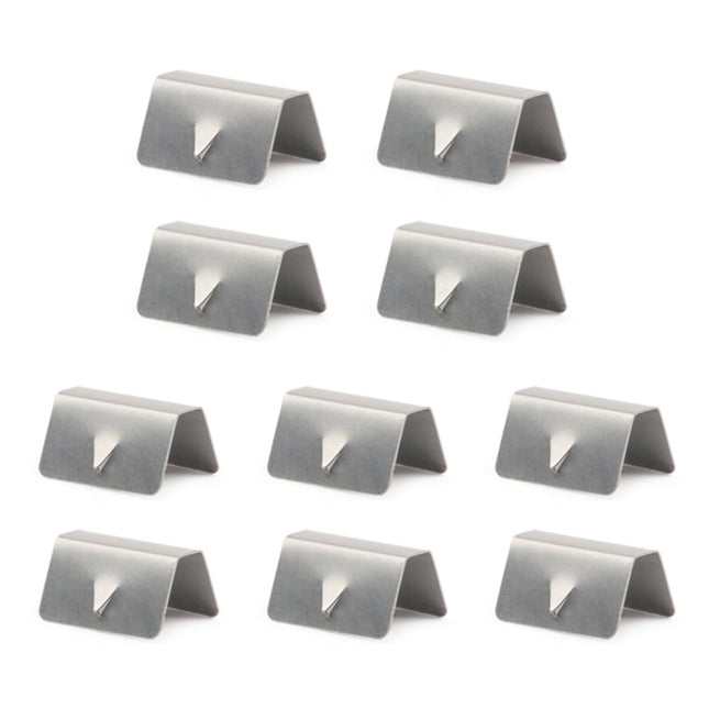 10 PCS Car Windshield Clip Wind / Rain Deflector Channel Metal Buckle for Heko G3, For Heko G3