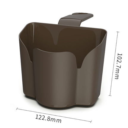 Car Back Seat Hook Trash Rubbish Garbage Can Mobile Phone Holder Storage Box