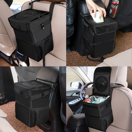Car Back Seat Hook Garbage Can Car Storage Box, Car Storage Box