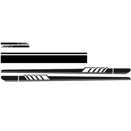 5 in 1 Car Styling Stripe Hood PVC Sticker Auto Decorative Sticker, D-935