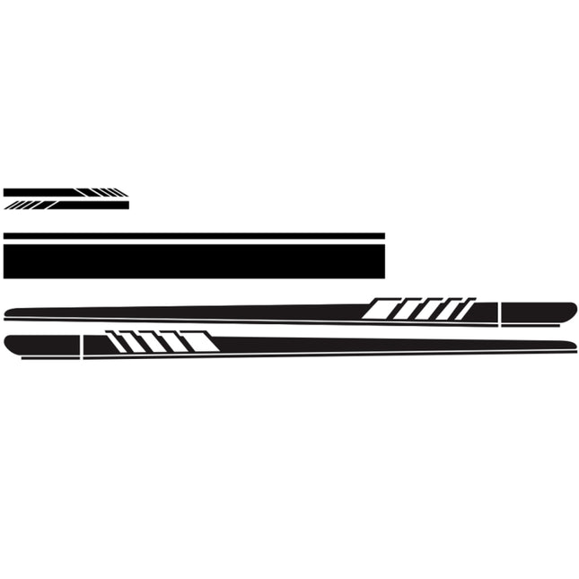 5 in 1 Car Styling Stripe Hood PVC Sticker Auto Decorative Sticker, D-935