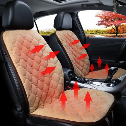 Car 12V Front Seat Heater Cushion Warmer Cover Winter Heated Warm, Double Seat, 12V Double Seat (Red), 12V Double Seat (Black), 21V Double Seat (Coffee), 12V Double Seat (Beige)