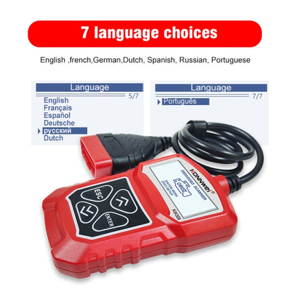 KONNWEI KW309 V309 V310 MS309 Code Reader OBD2 Scanner Diagnostic Tool, KW309