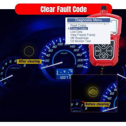KONNWEI KW309 V309 V310 MS309 Code Reader OBD2 Scanner Diagnostic Tool, KW309
