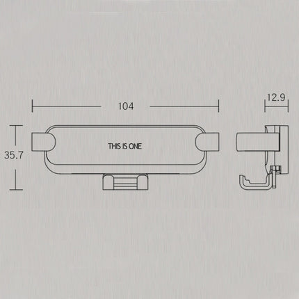 HAMTOD Pro Car Gravity Invisible Telescopic Mobile Phone Mount Holder
