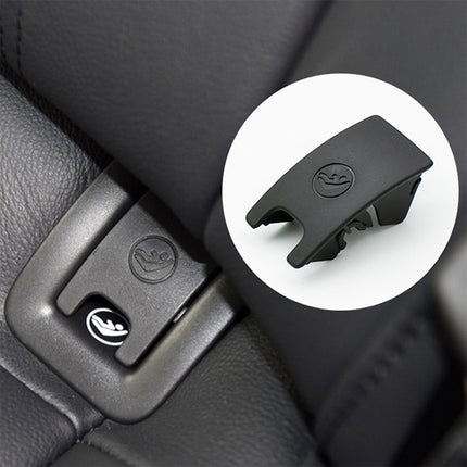 Car Rear Children Seat Isofix Cover for Audi A4 2009-2016, For Audi A4 2009-2016 (Black), For Audi A4 2009-2016 (Grey)