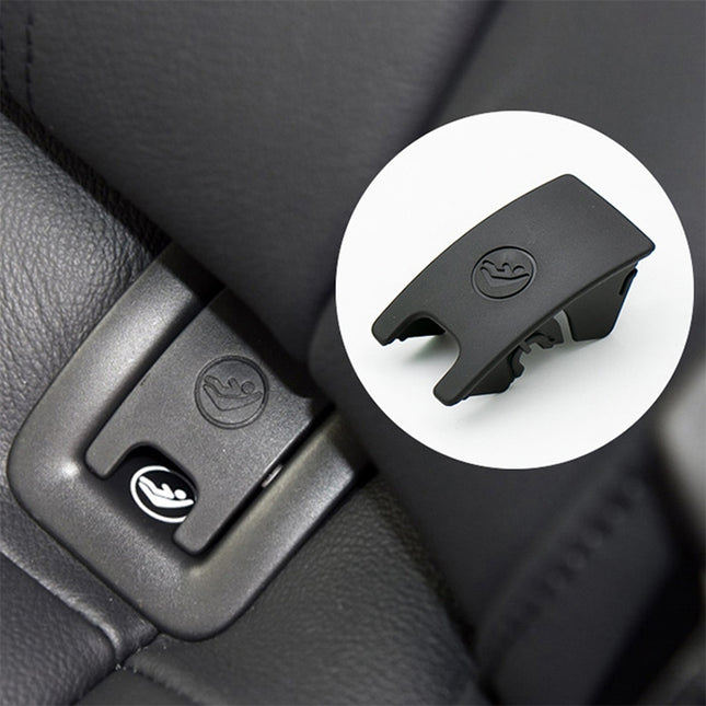 Car Rear Children Seat Isofix Cover for Audi A4 2009-2016, For Audi A4 2009-2016 (Black), For Audi A4 2009-2016 (Grey)