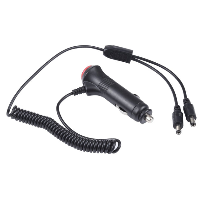 12-24V Car Cigarette Lighter Switch Plug to DC5.5x2.1mm Charger Spring Power Cable, Switch Plug