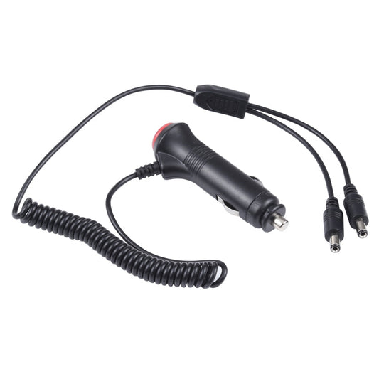 12-24V Car Cigarette Lighter Switch Plug to DC5.5x2.1mm Charger Spring Power Cable
