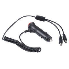 12-24V Car Cigarette Lighter Switch Plug to DC5.5x2.1mm Charger Spring Power Cable