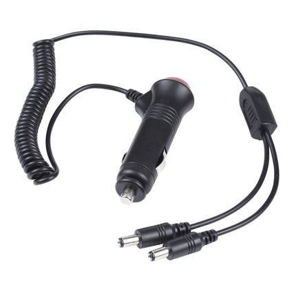 12-24V Car Cigarette Lighter Switch Plug to DC5.5x2.1mm Charger Spring Power Cable, Switch Plug
