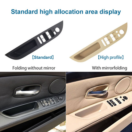 Car Left Front Door Window Lift Switch Trim Panel 51416983705 for BMW E60 2008-2010, Left Driving High Configuration Version, High Configuration Version