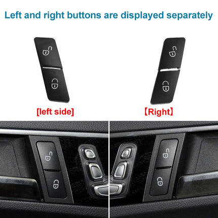 Car Right Side Door Lock Switch Buttons 2049058402 for Mercedes-Benz W204, Left Driving, For Mercedes-Benz W204 Right Side (Black), For Mercedes-Benz W204 Right Side (Red)