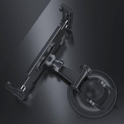 Car Dashboard Tablet Holder PVC Suction Cup Windshield Bracket + Tray, PVC Suction Cup + Tray