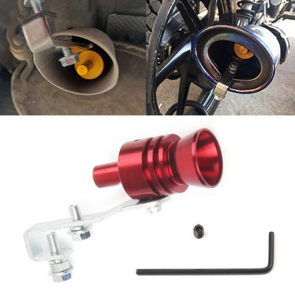 Universal Aluminum Turbo Sound Exhaust Muffler Pipe Whistle Car / Motorcycle Simulator Whistler, Size: L, Outside Diameter: 30mm, Size: L (Black), Size: L (Gold), Size: L (Blue), Size: L (Red), Size: L (Silver)