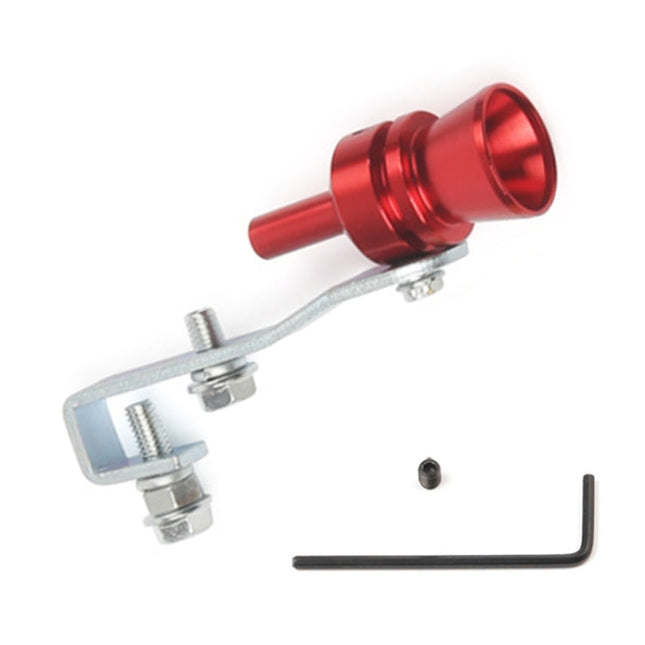 Universal Aluminum Turbo Sound Exhaust Muffler Pipe Whistle Car / Motorcycle Simulator Whistler, Size: M, Outside Diameter: 23mm