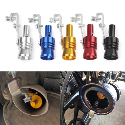 Universal Aluminum Turbo Sound Exhaust Muffler Pipe Whistle Car / Motorcycle Simulator Whistler, Size: XL, Outside Diameter: 35mm, Size: XL (Red), Size: XL (Silver), Size: XL (Black), Size: XL (Gold), Size: XL (Blue)