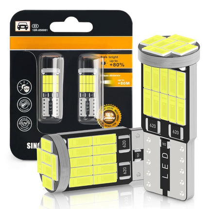 10pcs T10 4014-26SMD Car Bright Lights LED Clearance Light Lamp Reading Light