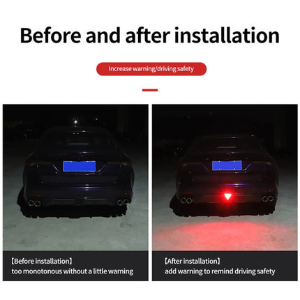 Bicycle / Mountain Bike X Style Triangle Pilot Light LED Tail Light, X Style