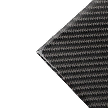2 PCS Car Carbon Fiber Rear Water Cup Holder Panel Decorative Sticker for Infiniti Q50 / Q60 2014-2020, Rear Water Cup Holder Panel