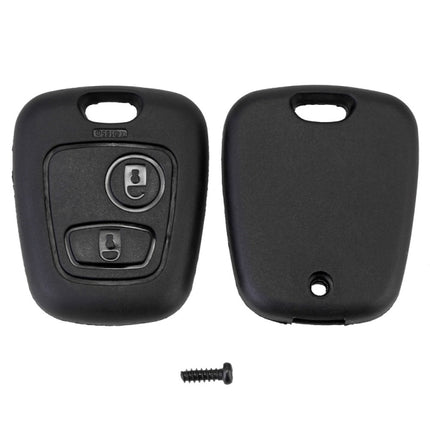 2 PCS Car 307 Mouth Remote Control Key Case Cover for PSA Peugeot Citroen, For PSA Peugeot Citroen
